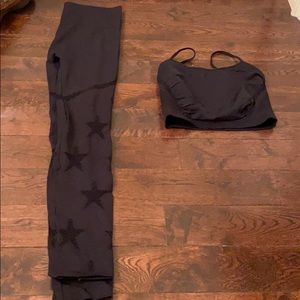 Spiritual gangster seamless workout set